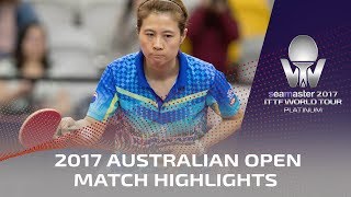 【Video】Zhu Yuling VS KIM Kyungah, vòng 32 2017 Seamaster 2017 Platinum, Australian Open