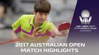 【Video】KIM Minhyeok VS PARK Ganghyeon, chung kết 2017 Seamaster 2017 Platinum, Australian Open