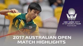 【Video】PARK Ganghyeon VS TSAO Erny, khác 2017 Seamaster 2017 Platinum, Australian Open