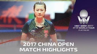 【Video】DING Ning VS SUN Yingsha, chung kết 2017 Seamaster 2017 Platinum, China Open