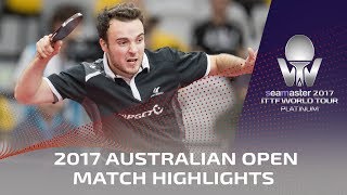 【Video】GAUZY Simon VS CHO Seungmin, bán kết 2017 Seamaster 2017 Platinum, Australian Open