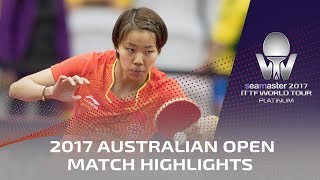【Video】GU Yuting VS SAKI Shibata, tứ kết 2017 Seamaster 2017 Platinum, Australian Open