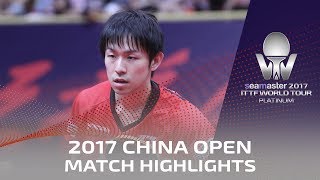 【Video】TOMOKAZU Harimoto VS KOKI Niwa, tứ kết 2017 Seamaster 2017 Platinum, China Open