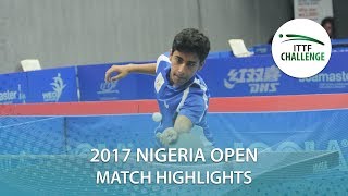 【Video】ABDEL-AZIZ Youssef VS FRANCISCO Jose Pedro, chung kết 2017 ITTF Challenge, Nigeria Mở cửa