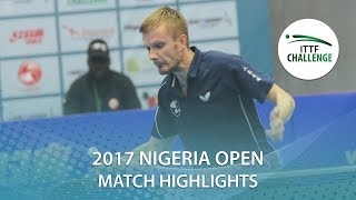【Video】ASSAR Omar VS FILATOV Vasilij, vòng 32 2017 ITTF Challenge, Nigeria Mở cửa