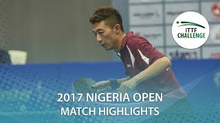 【Video】LI Ping VS OBAYOMI Michael, vòng 64 2017 ITTF Challenge, Nigeria Mở cửa