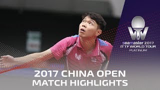 【Video】SUN Chia-Hung VS ASUKA Machi, vòng 128 2017 Seamaster 2017 Platinum, China Open