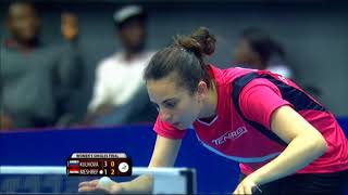 【Video】MESHREF Dina VS KULIKOVA Olga, chung kết 2017 ITTF Challenge, Nigeria Mở cửa
