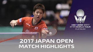 【Video】JUN Mizutani VS FAN Zhendong, bán kết 2017 Seamaster 2017 Platinum, LION Japan Open