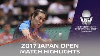 【Video】HAN Ying VS CHEN Meng, bán kết 2017 Seamaster 2017 Platinum, LION Japan Open