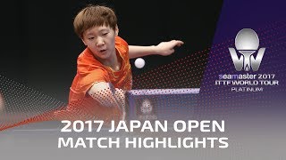 【Video】SUN Yingsha VS WANG Manyu, bán kết 2017 Seamaster 2017 Platinum, LION Japan Open