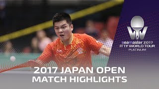 【Video】FAN Zhendong VS LIANG Jingkun, tứ kết 2017 Seamaster 2017 Platinum, LION Japan Open