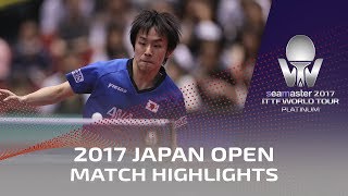 【Video】KOKI Niwa VS MA Long, tứ kết 2017 Seamaster 2017 Platinum, LION Japan Open