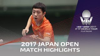 【Video】XU Xin VS KENTA Matsudaira, vòng 16 2017 Seamaster 2017 Platinum, LION Japan Open