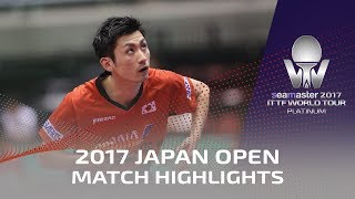【Video】KOKI Niwa VS JIN Ueda, vòng 16 2017 Seamaster 2017 Platinum, LION Japan Open