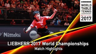 【Video】TOMOKAZU Harimoto VS XU Xin, tứ kết LIEBHERR 2017 Giải vô địch Bóng bàn Thế giới