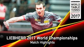 【Video】FEGERL Stefan VS JEONG Sangeun, vòng 32 LIEBHERR 2017 Giải vô địch Bóng bàn Thế giới