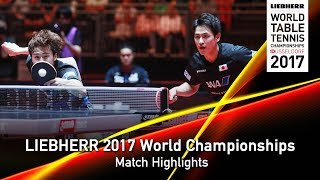 【Video】MASATAKA Morizono・YUYA Oshima VS CHEN Chien-An・LIAO Cheng-Ting, tứ kết LIEBHERR 2017 Giải vô địch Bóng bàn Thế giới
