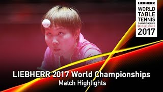 【Video】Zhu Yuling VS MIMA Ito, vòng 16 LIEBHERR 2017 Giải vô địch Bóng bàn Thế giới