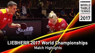 【Video】ROBLES Alvaro・DVORAK Galia VS CHEN Chien-An・CHENG I-Ching, tứ kết LIEBHERR 2017 Giải vô địch Bóng bàn Thế giới