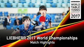 【Video】KARLSSON Kristian・KARLSSON Mattias VS KOKI Niwa・MAHARU Yoshimura, vòng 16 LIEBHERR 2017 Giải vô địch Bóng bàn Thế giới