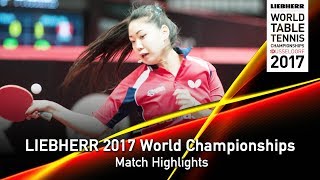 【Video】WINTER Sabine VS ZHANG Lily, vòng 64 LIEBHERR 2017 Giải vô địch Bóng bàn Thế giới