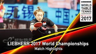 【Video】Feng Tianwei VS VOROBEVA Olga, vòng 128 LIEBHERR 2017 Giải vô địch Bóng bàn Thế giới