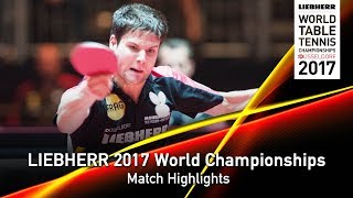 【Video】OVTCHAROV Dimitrij VS JANCARIK Lubomir, vòng 128 LIEBHERR 2017 Giải vô địch Bóng bàn Thế giới