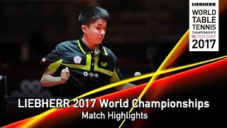 【Video】PLATONOV Pavel VS LIN Yun-Ju, vòng 64 LIEBHERR 2017 Giải vô địch Bóng bàn Thế giới