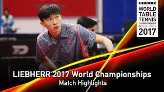 【Video】POH Shao Feng Ethan VS LEONG Chee Feng, vòng 64 LIEBHERR 2017 Giải vô địch Bóng bàn Thế giới