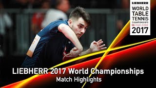 【Video】LAMADRID Juan VS ST LOUIS Dexter, khác LIEBHERR 2017 Giải vô địch Bóng bàn Thế giới
