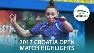 【Video】HONOKA Hashimoto VS POLCANOVA Sofia, chung kết 2017 ITTF Challenge, Zagreb Open