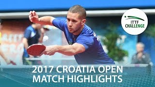 【Video】QIU Dang VS ZIBRAT Jan, khác 2017 ITTF Challenge, Zagreb Open