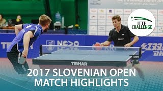 【Video】STEGER Bastian VS PERSSON Jon, chung kết 2017 ITTF Challenge, Slovenia Mở