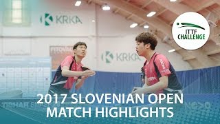 【Video】CHOI Wonjin・LEE Jungwoo VS ECSEKI Nandor・SZUDI Adam, chung kết 2017 ITTF Challenge, Slovenia Mở