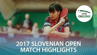 【Video】POTA Georgina VS HONOKA Hashimoto, bán kết 2017 ITTF Challenge, Slovenia Mở