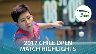 【Video】KUMAHARA Caroline VS MEDINA Paula, chung kết Seamaster 2017 ITTF Challenge, Seamaster Chile Mở