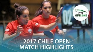 【Video】MORALES Judith・VEGA Paulina VS CODINA Ana・MOLERO Candela, chung kết Seamaster 2017 ITTF Challenge, Seamaster Chile Mở