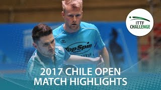 【Video】FLORITZ Philipp・SZOCS Hunor VS GOMEZ Gustavo・LAMADRID Juan, tứ kết Seamaster 2017 ITTF Challenge, Seamaster Chile Mở