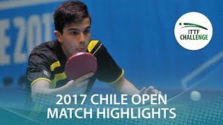 【Video】CIFUENTES Horacio VS FERNANDEZ Marcelo Seamaster 2017 ITTF Challenge, Seamaster Chile Mở