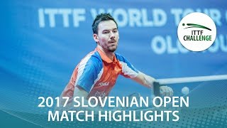 【Video】TREGLER Tomas VS DARCIS Thibaut 2017 ITTF Challenge, Slovenia Mở