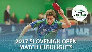 【Video】SEYFRIED Joe VS PAULIN Erik 2017 ITTF Challenge, Slovenia Mở