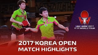 【Video】JANG Woojin・JEONG Sangeun VS FRANZISKA Patrick・GROTH Jonathan, chung kết 2017 Seamaster 2017  Hàn Quốc mở rộng