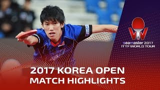 【Video】BOLL Timo VS MAHARU Yoshimura, bán kết 2017 Seamaster 2017  Hàn Quốc mở rộng