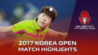 【Video】FRANZISKA Patrick VS LIM Jonghoon, bán kết 2017 Seamaster 2017  Hàn Quốc mở rộng