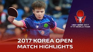 【Video】Feng Tianwei VS CHEN Szu-Yu, bán kết 2017 Seamaster 2017  Hàn Quốc mở rộng