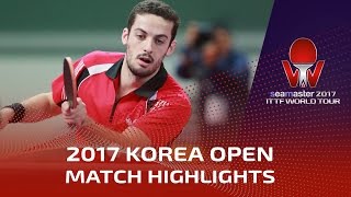 【Video】LIM Jonghoon VS FREITAS Marcos, tứ kết 2017 Seamaster 2017  Hàn Quốc mở rộng
