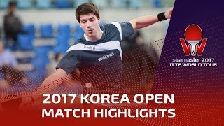【Video】KOKI Niwa VS FRANZISKA Patrick, vòng 16 2017 Seamaster 2017  Hàn Quốc mở rộng