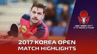 【Video】BOLL Timo VS GaoNing, vòng 16 2017 Seamaster 2017  Hàn Quốc mở rộng