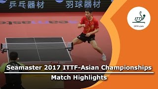 【Video】FAN Zhendong VS ZHANG Jike, bán kết 2017 Giải vô địch ITTF Á